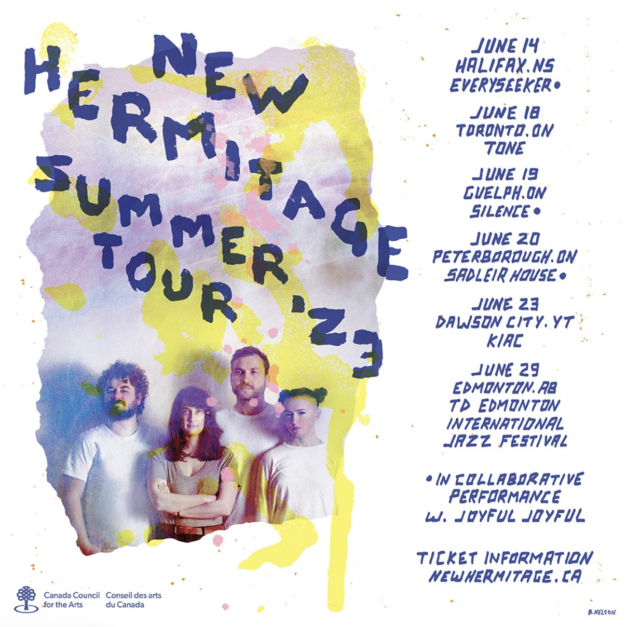 New Hermitage tour poster 2023